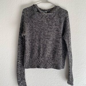 Hooded Cotton Knit Sweater